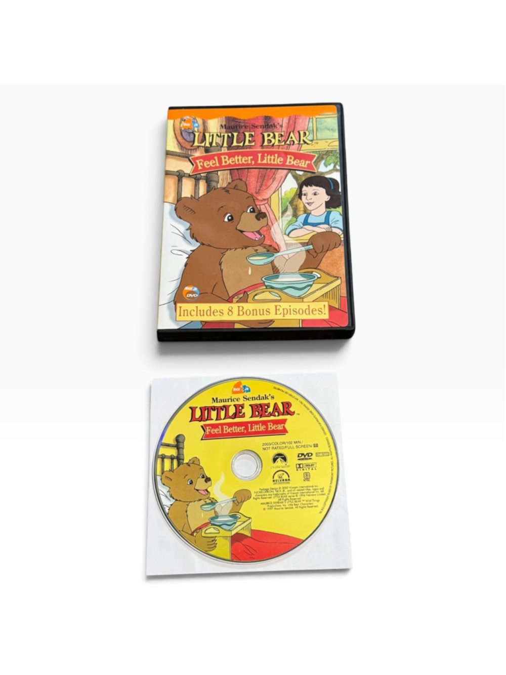 Y2k 2003 Little Bear Feel Better Little Bear DVD Standard Show Cartoon Rare